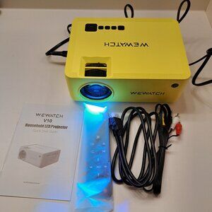 WiFi Video Projector, WEWATCH V10 Wireless Portable Movie Projector